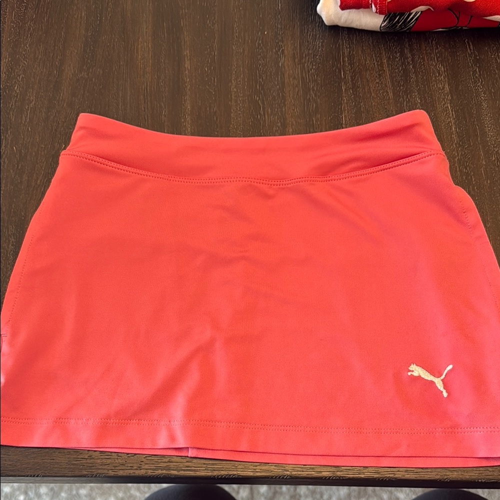 Puma Girl’s Pink/coral Skirt size small